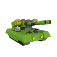 esercito veicolo 3d rendere icona png