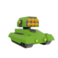 exército veículo 3d render ícone png