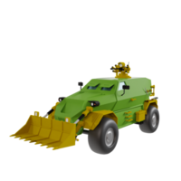 Army vehicle 3d render icon png