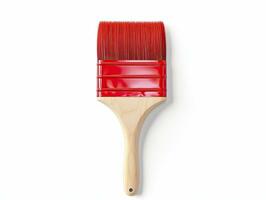 AI generated Paintbrush isolated white background. AI Generated photo