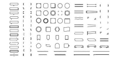 Frame Line Editable Icons set Vector illustration in modern thin line style of building design icons leader delegation control responsibility and more Pictograms and infographics