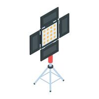 Video Equipment Isometric Icon vector