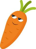 Small carrot, illustration, vector on white background