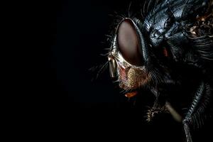 Extreme close up on a fly photo