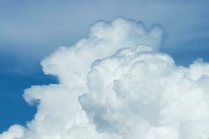 White clouds before are rain in the rains. photo