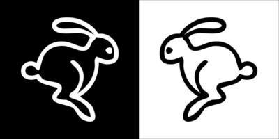 Illustration vector graphics of rabbit icon