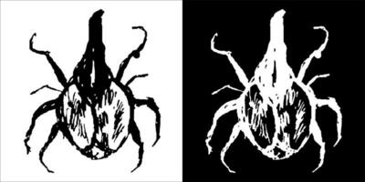 Illustration vector graphics of insect icon