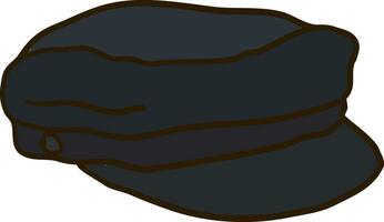Breton hat flat, illustration, vector on white background.