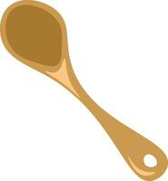 An image of a spoon vector or color illustration