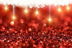 Sparkling Glitter bokeh Background. photo