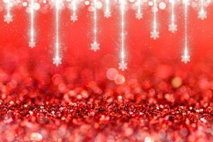 Sparkling Glitter bokeh Background. photo