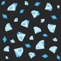 Diamonds in Pattern vector illustration