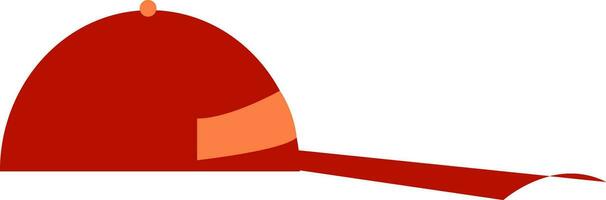 un rojo de colores gorra vector o color ilustración