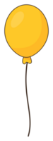 adesivo amarelo balão png