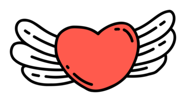 sticker Arrow heart png