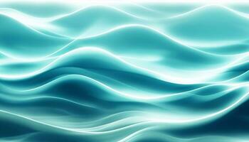 AI generated Abstract blue water waves background with liquid fluid texture photo