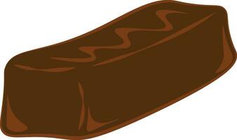 A chocolate bar vector or color illustration