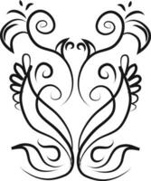 Ornamented pattern vector or color illustration