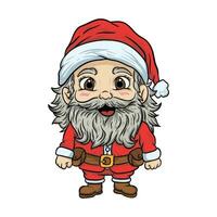 linda Papa Noel claus uno, bueno para gráfico diseño recursos. vector