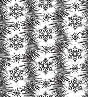 nieve sin costura modelo. copo de nieve textura. nevada fiesta antecedentes. Navidad invierno nevada icono ornamental cordón textura. vector