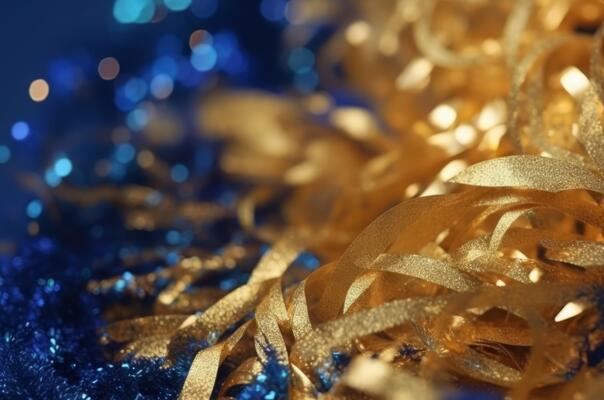 Blue Gold Ribbon Stock Photos, Images and Backgrounds for Free Download