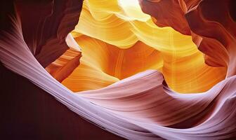 AI generated Antelope slot canyon. AI Generated photo