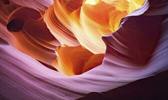 AI generated Antelope slot canyon. AI Generated photo