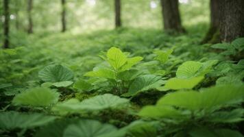 ai generado detalle el evolución de el único flora en esta ambiente, enfatizando el adaptado estrategias ese tener permitido cierto arboles a prosperar en esta específico sombra de verde. foto