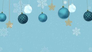 Animated Christmas background video