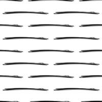 Seamless pattern with black pencil brushstrokes vector