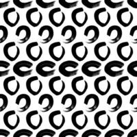 Seamless pattern with sketch circles shape vector