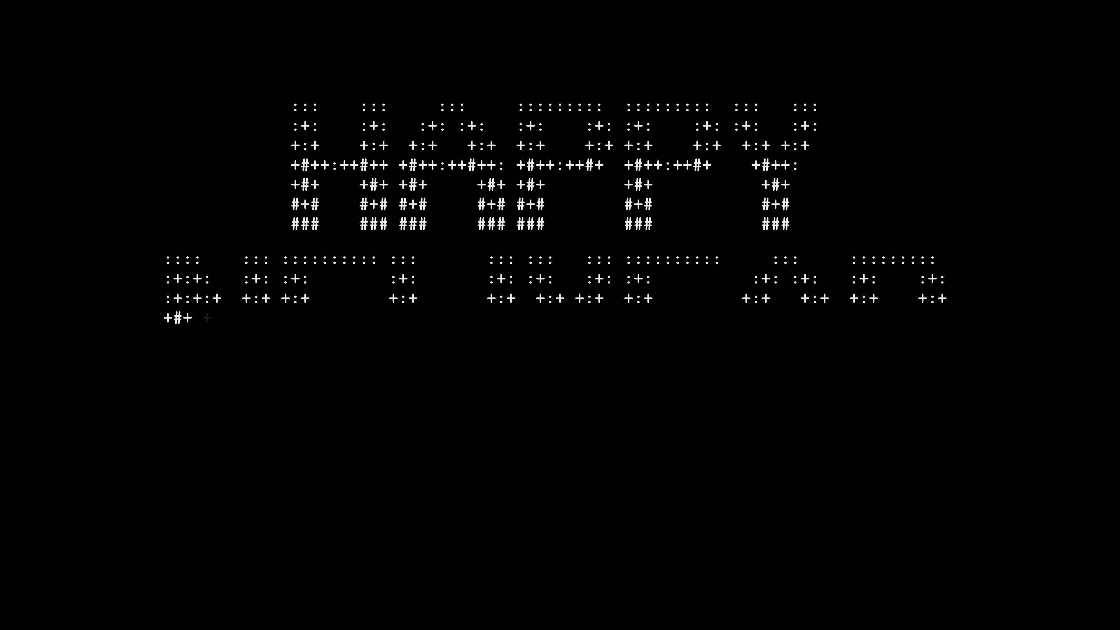 Ascii code 6 2 5 ascii stroke font characters