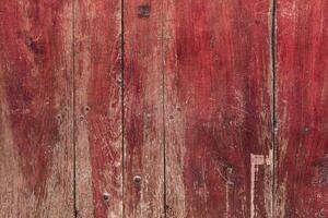 Old wood texture background, surface with old natural colored wood, top view. Grain table surface. photo