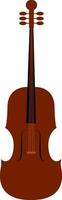 Clipart of the musical instrument, violin, vector or color illustration