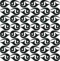 Pattern of curves vector or color illustration