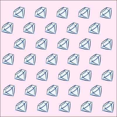 Diamond background , vector or color illustration
