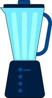 Blue blender , vector or color illustration