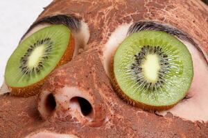 Natural homemade fruit facial masks photo