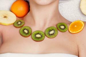 Natural homemade fruit facial masks photo