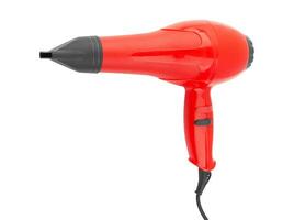 Hair dryer isolated photo