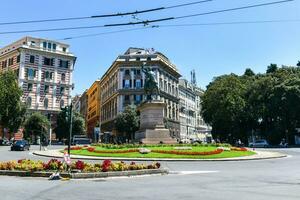 plaza corbeto - Génova, Italia foto