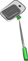 Selfie stick, vector or color illustration.