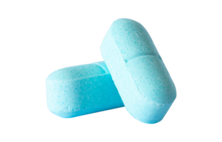 blue pills isolated on medicine concept png