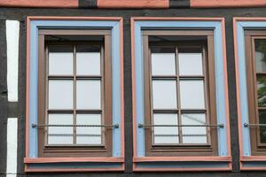 Details of a half-timbered house photo