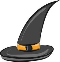 Halloween hat, vector or color illustration.