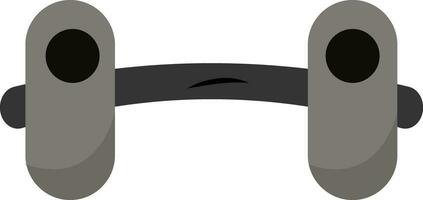 Image of dumbbell - dumbbell, vector or color illustration.