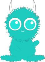 Image of cute character for girls, vector or color illustration.