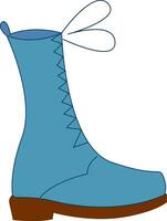 Image of boots, vector or color illustration.