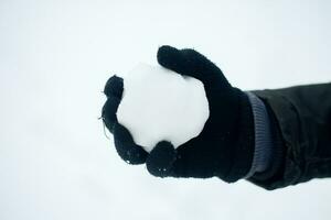 bearded man in winter hat smiling portrait extreme photo