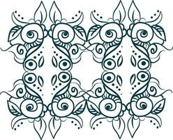 imagen de ornamento, vector o color ilustración.